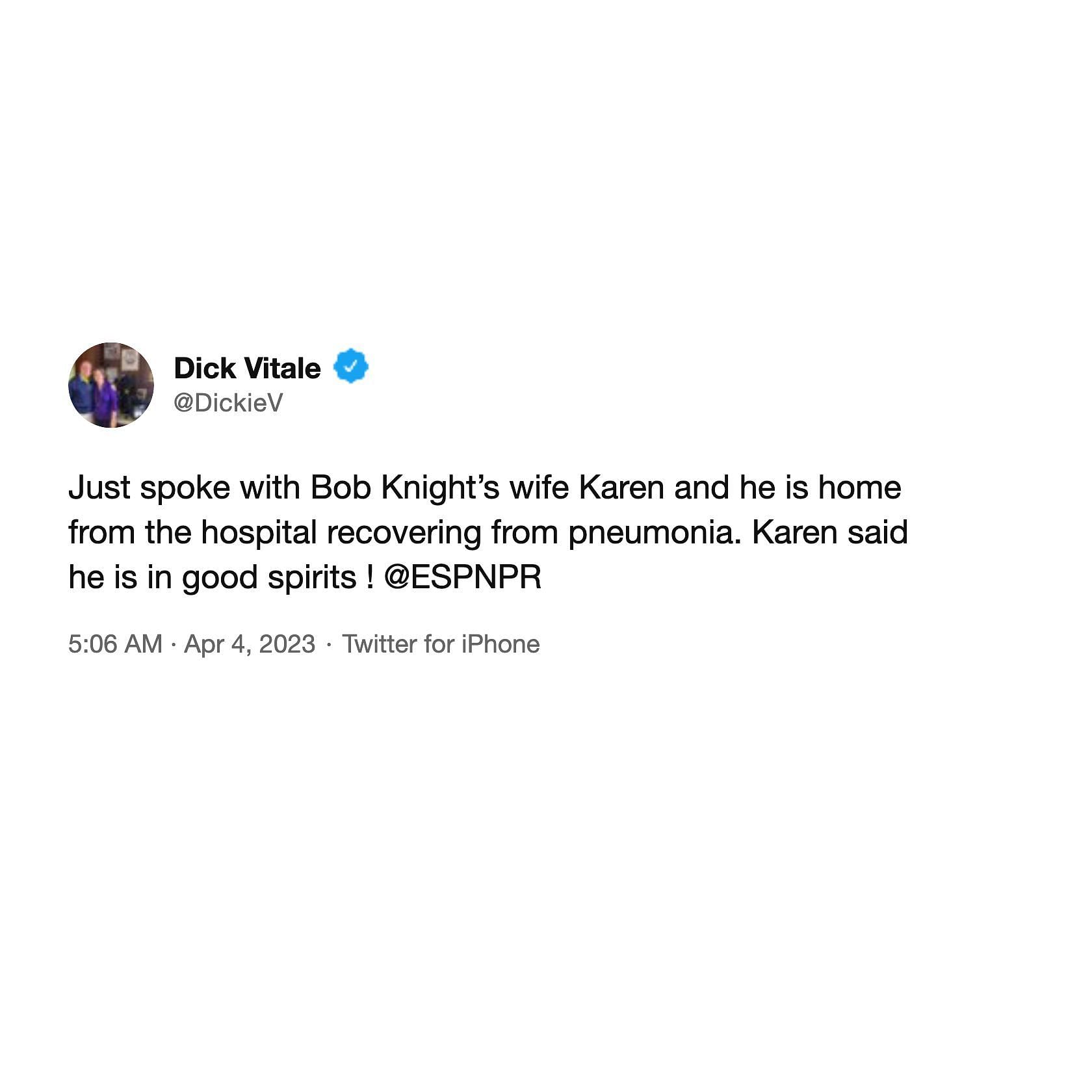 Image via Twitter @dickvitale)